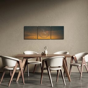 Tablou cu cerul înstelat (cu ceas) (90x30 cm)