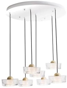 Lustra LED suspendata design decorativ Lipari 7L