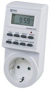 Priza programabila digitala , protectie IP20, 16A, alba, Emos
