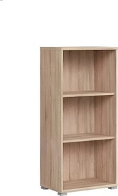 Biblioteca OFFICE, stejar sonoma, PAL, 53x35x114 cm