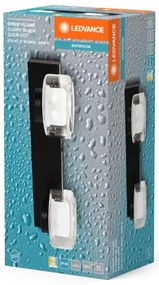 Aplică LED pentru baie Ledvance ORBIS FLAME 2xLED/5,5W/230V IP44 negru