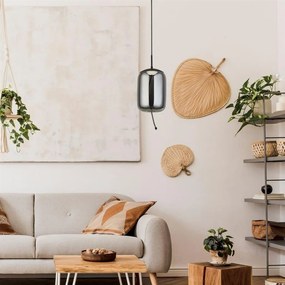 Lustra, Pendul LED design modern minimalist Lisbon fumuriu