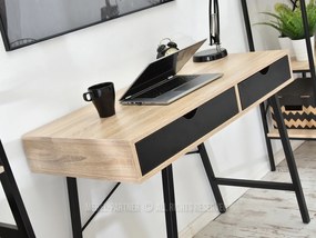 Masă PC Fallon (stejar + negru). 1109753