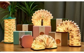 Decorațiune luminoasă maro închis cu USB Velvet Accordion – Gingko