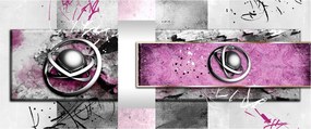 Tablou abstracție (120x50 cm)