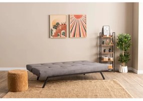 Canapea extensibilă BAKU, 2 locuri, gri
