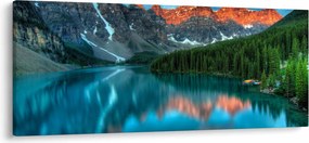 Tablou - Lac turcoaz (120x50 cm)