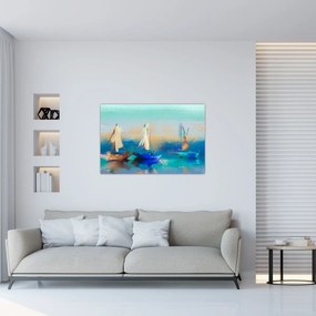 Tablou - Peisaj pictură, pictură (90x60 cm)