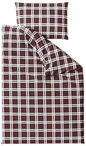 Lenjerie de pat din bumbac BLOC rosu Dimensiune lenjerie de pat: 70 x 90 cm | 140 x 200 cm