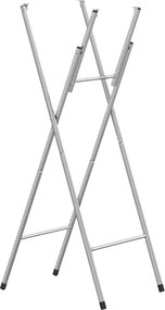 vidaXL Picioare pliabile de masă, argintiu, 45x53x108 cm, oțel zincat