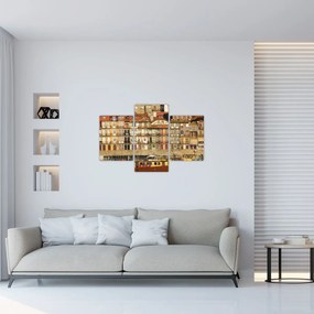 Tablou - Cartierul Waterfront, Portugalia (90x60 cm)