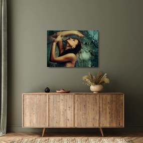 Tablou pe sticlă - Muza (70x50 cm)