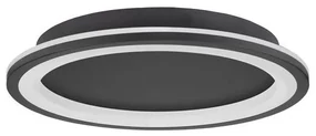 Plafoniera LED dimabila design modern Oggy negru 37cm