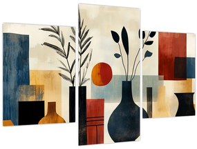 Tablou - Vaze cubiste (90x60 cm)