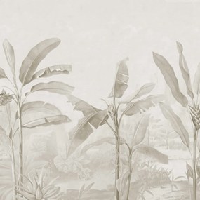 Fototapet, Tropical Palms, Beige, Rebel Walls