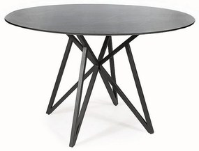Masa de bucaterie Cyrano, gri/negru