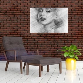 Tablou - Portretul lui Marilyn Monroe (90x60 cm)