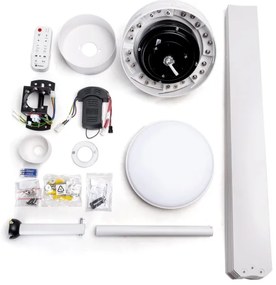 Ventilator LED dimabil de tavan Aigostar LED/24W/230V 2700-6500K alb + telecomandă