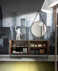 Comoda eleganta design deosebit Aurore AC-MI1319A-NOGAL