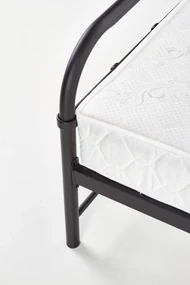 Pat de o persoană 90 cm Lashell 90 (fără saltea) (negru). 1039454