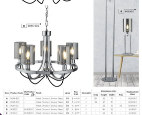 Aplica eleganta design modern Catalina 9041-1CC SRT
