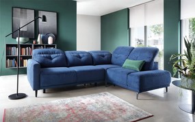 Colțar lemn masiv extensibil SANDRA 265×82/104×210 cm - Stânga