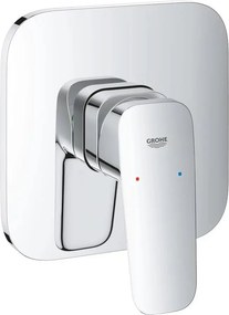 Baterie dus incastrata Grohe Cubeo crom lucios fara corp ingropat