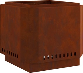 vidaXL Focar Fără Fum Maro 58 x 58 x 51 cm