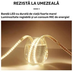 Oglindă LED Dreptunghiulară (100x80 cm), 3 Moduri Iluminare (Lumină Rece, Naturală, Caldă), Intensitate Reglabilă, Funcție Dezaburire, Ceas (Timer) și Termometru, Ramă Aluminiu, Control Tactil (Touch)