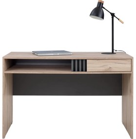 Birou cu sertar in decor stejar estana MOLLA 120x55 cm