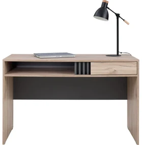 Birou cu sertar in decor stejar estana MOLLA 120x55 cm
