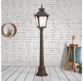 Orion - Lampă de exterior AIKO 1xE27/60W/230V 115 cm IP23 bronz/patină