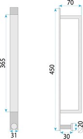 Cuier de baie auriu periat