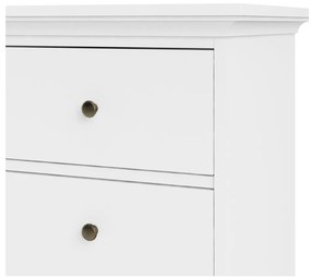 Comodă albă joasă 96x87 cm Paris – Tvilum