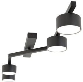 Plafonieră SKAN 4xGX53/12W/230V, neagră