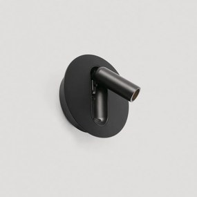 Aplica cu reader LED directionabil stil minimalist TIMIT USB C negru