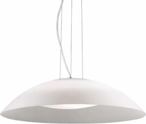 Ideal Lux - Lustru suspendat pe cablu, 3xE27/60W/230V, Ø 64 cm, alb