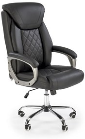 Scaun de birou Helder piele ecologica negru H120 cm