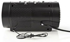 Nedis Ceas deșteptător digital cu radio șiproiecție Ecran LED de 0,9"