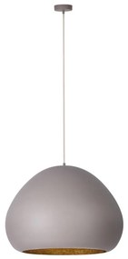 Lustră pe cablu LAVA 1xE27/15W/230V taupe/auriu