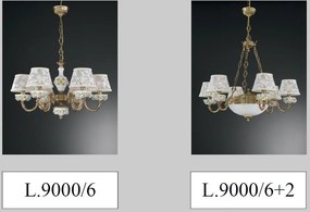 Aplica de perete design italian cu 2 brate din alama si detalii din portelan 9000