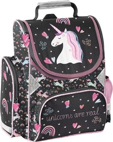Set școlar pentru fete PASO UNICORN - set școlar din 5 piese cu geantă și accesorii