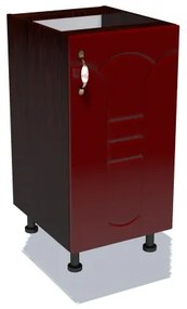 Corp inferior 40 cu 1 usa Zebra MDF tulip rosu