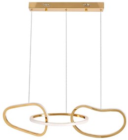 Candelabru LED ANNELI pe cablu, 30 W, 230 V, 80 cm, auriu