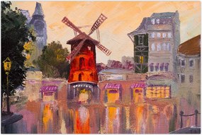 Tablou - Moulin rouge, Paris, Franța (90x60 cm)