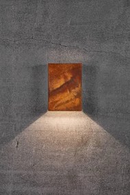 Aplica LED exterior cu iluminat up/down IP54 Fold 15 corten 2019051038 NL
