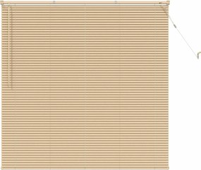 vidaXL Jaluzea venetiană Manual Maro Deschis cu Model 150 x 130 cm PVC