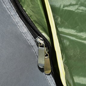 Outsunny Tentă de camping tentă pop-up ușoară pentru 2-3 pers. - 2 uși mari - 210 x 210 x 140 cm fibră de sticlă poliester | Aosom Romania