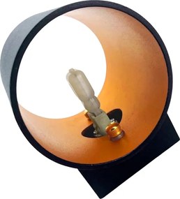 Aplică SQUALLA TUBA 1xG9/50W/230V negru/auriu