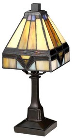 Elstead QZ-HOLMES-TL - Lampă de masă Tiffany HOLMES 1xE14/25W/230V